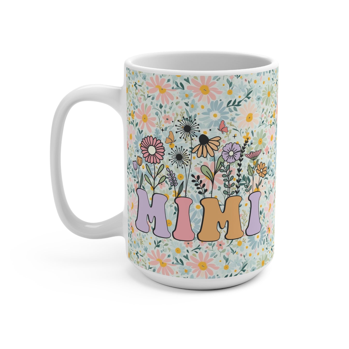 Floral Mimi 15oz Mug
