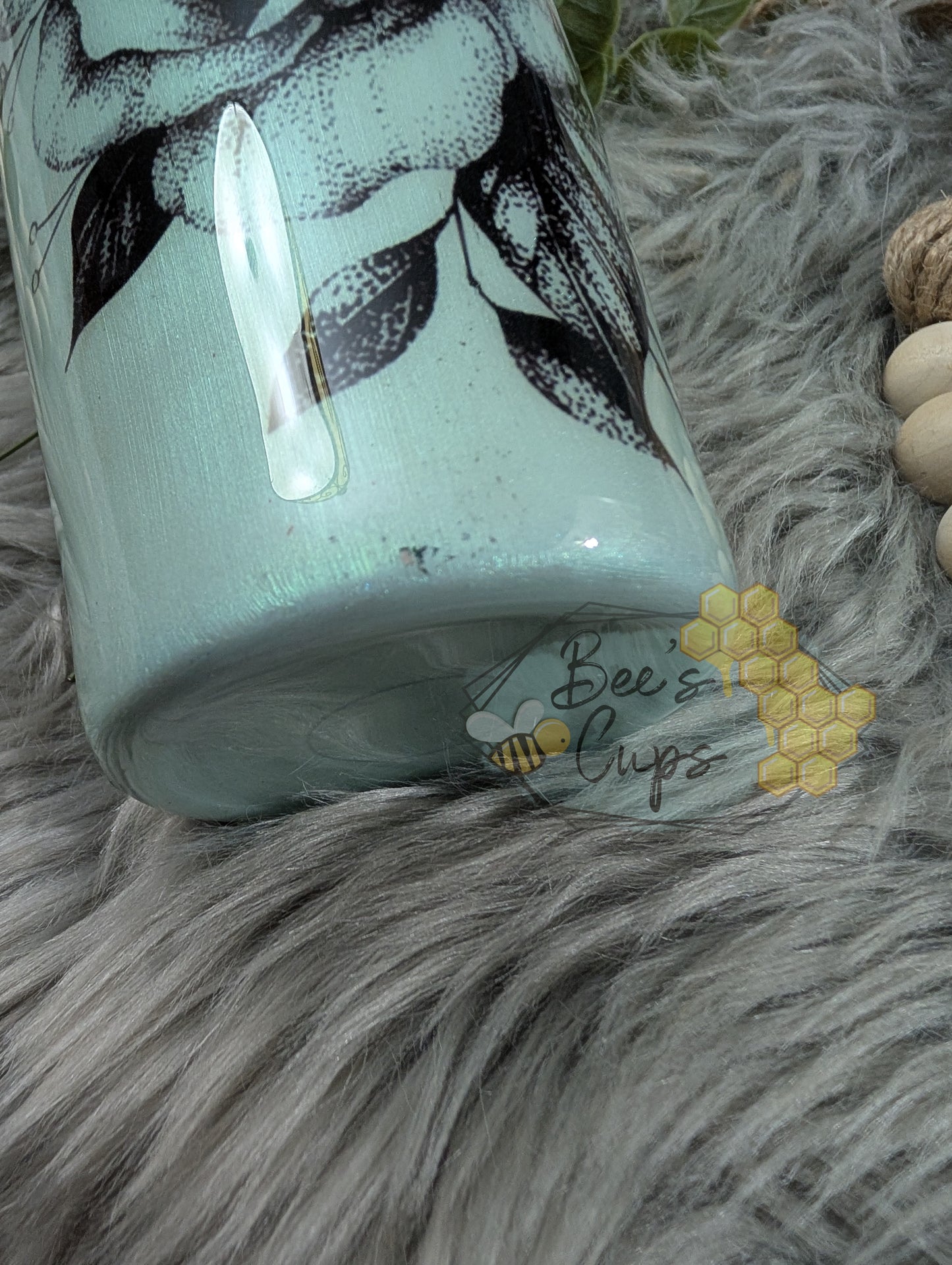 Mint Floral 20oz RTS FLAWED