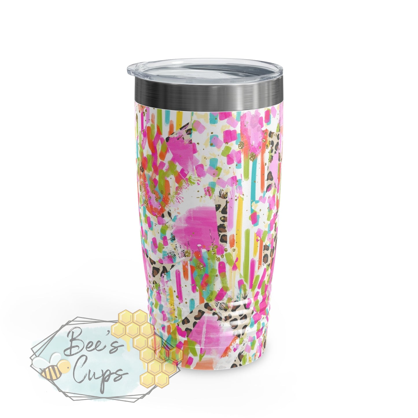 20oz Regular Leopard Brushstroke