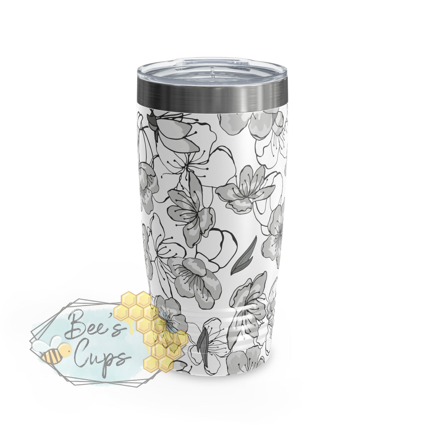 20oz Regular Monochrome Floral