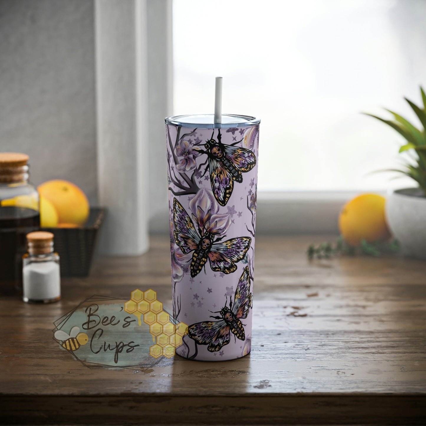20oz Skinny Celestial Moth