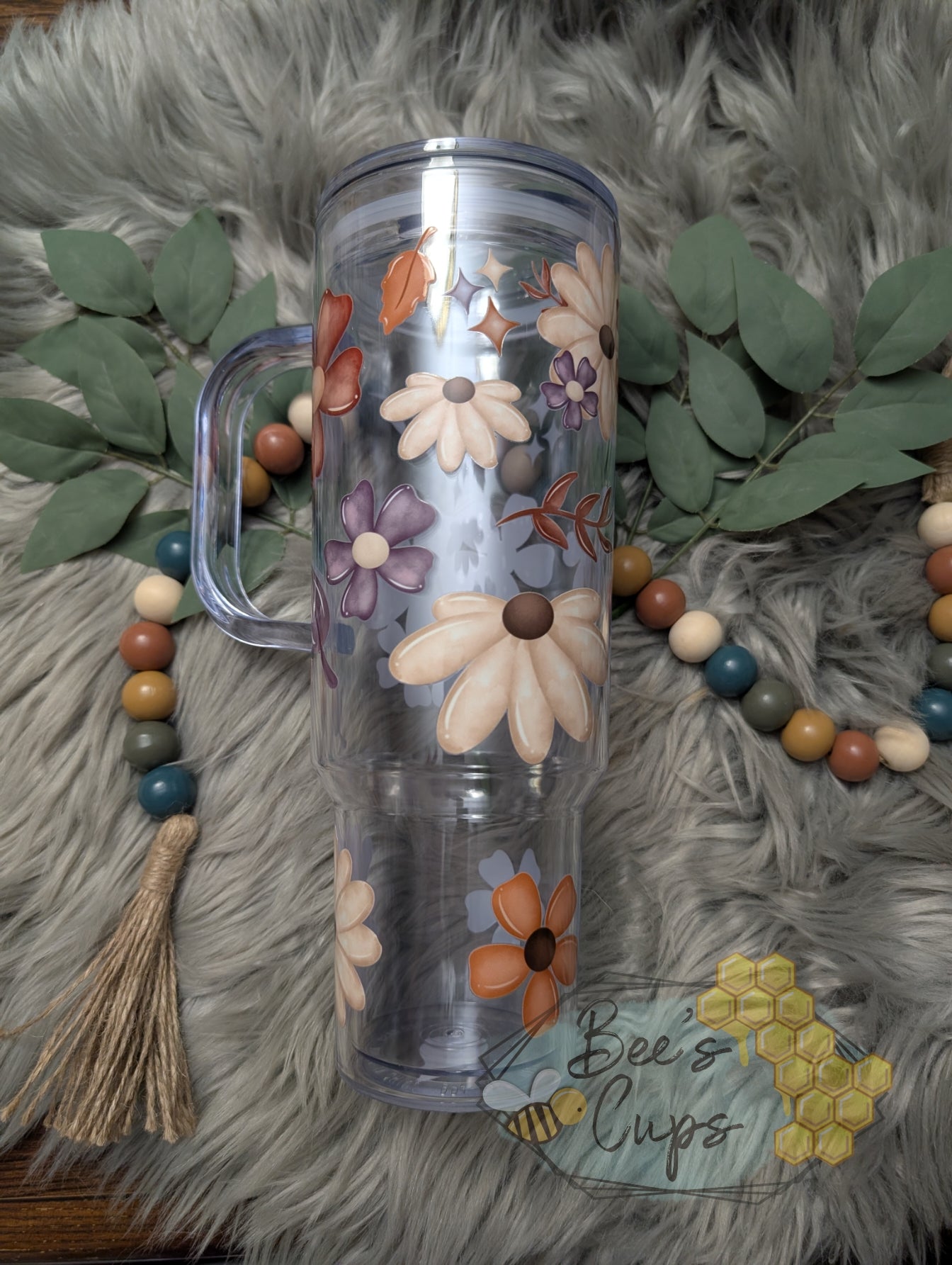 PREORDER Fall Florals 40oz Acrylic