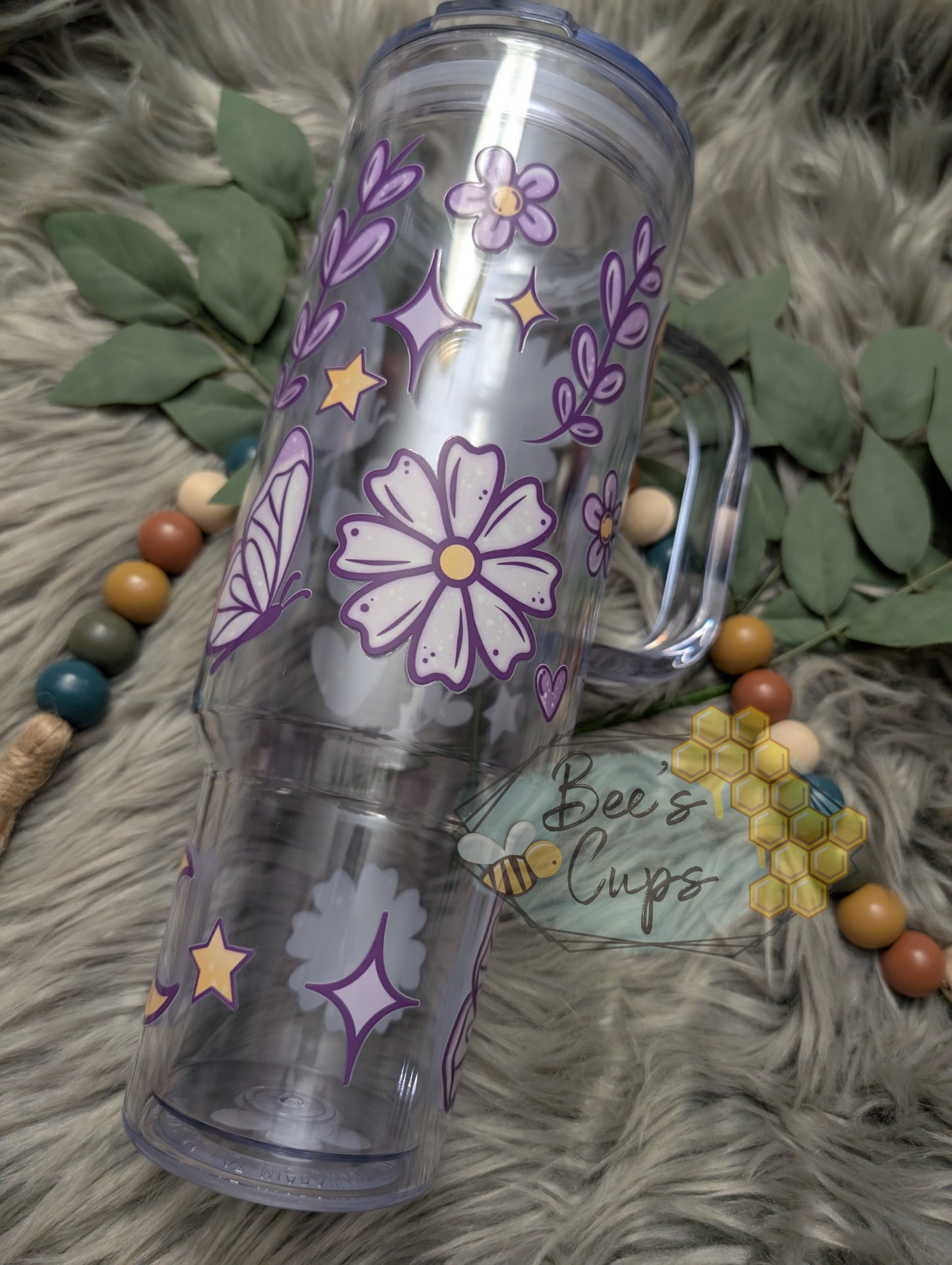 PREORDER Purple Celestial 40oz Acrylic