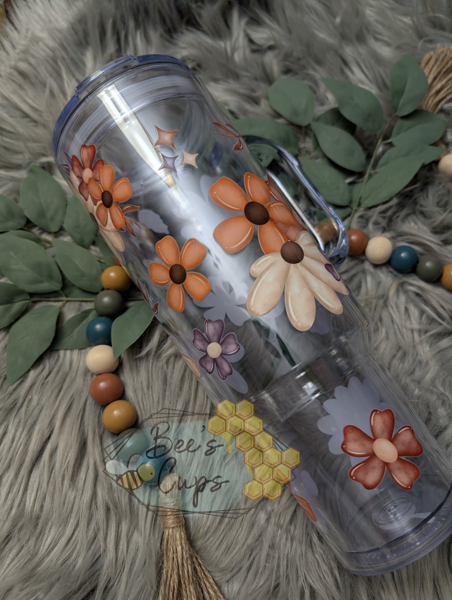 PREORDER Fall Florals 40oz Acrylic