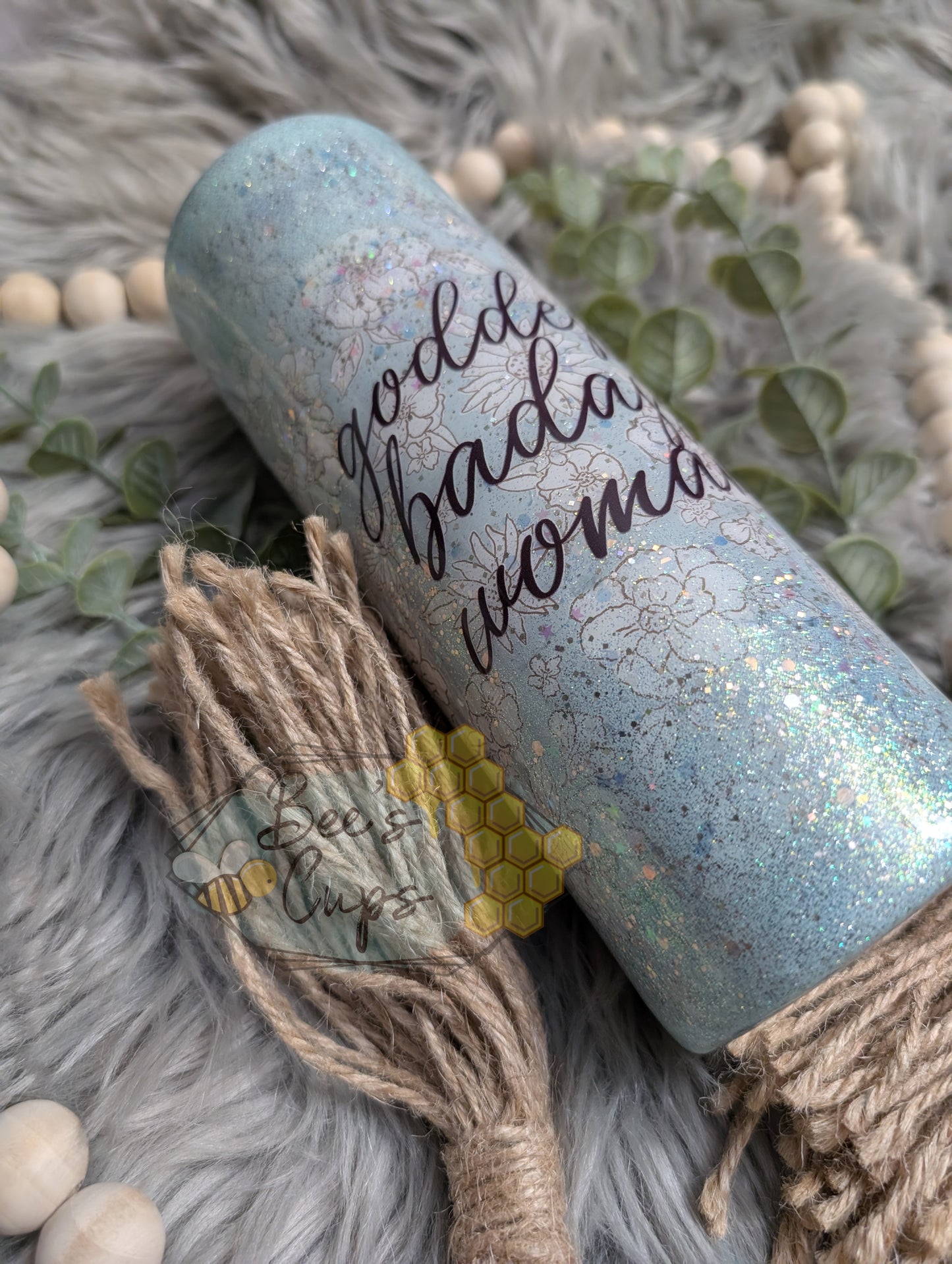 20oz Skinny Goddess Badass Woman RTS
