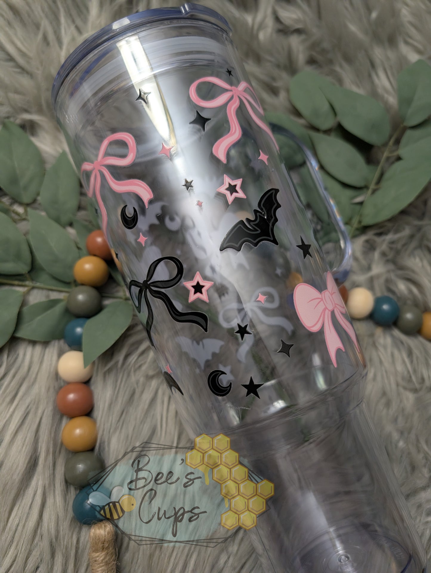 PREORDER Bats and Bows 40oz Acrylic