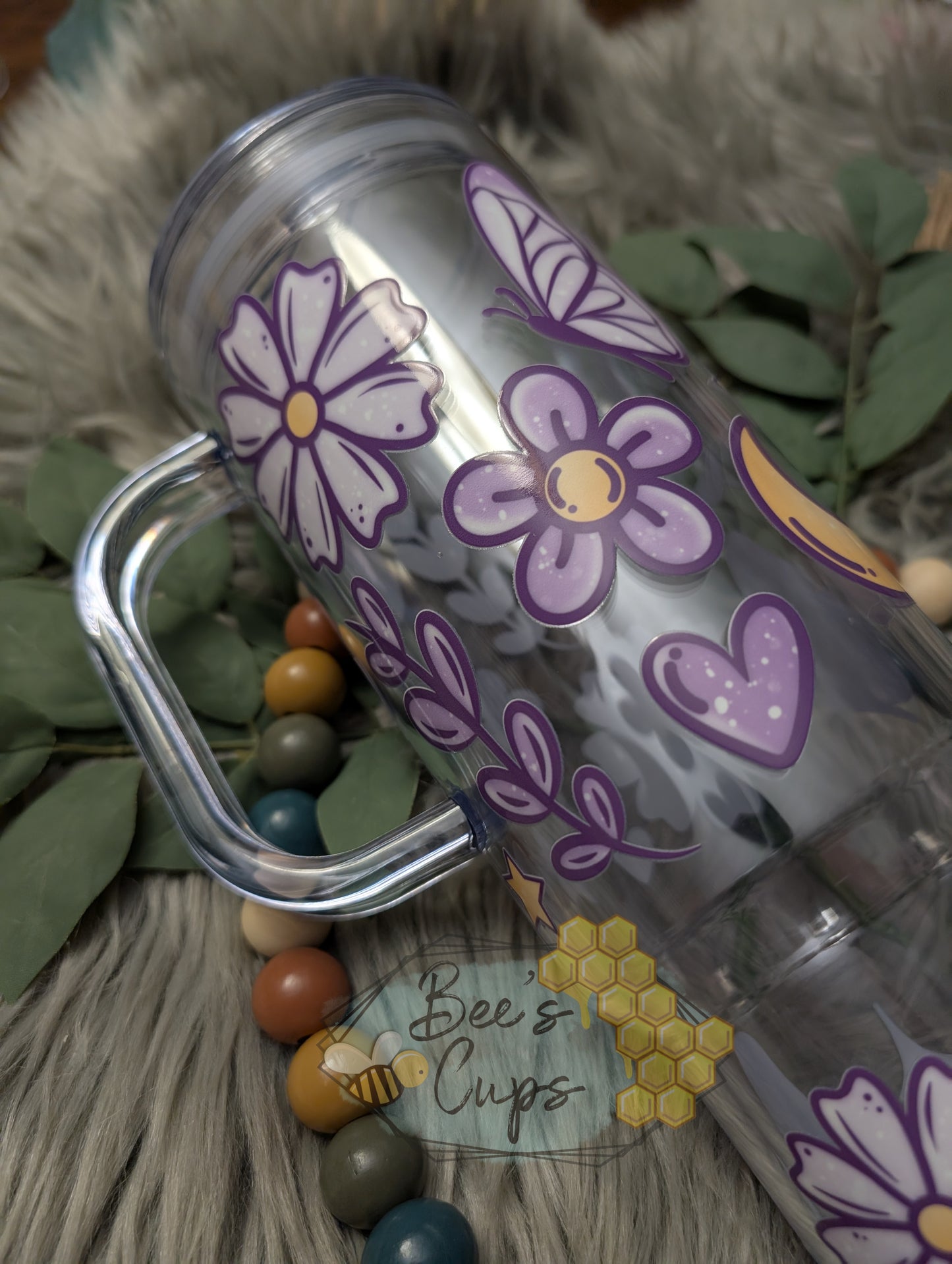 PREORDER Purple Celestial 40oz Acrylic