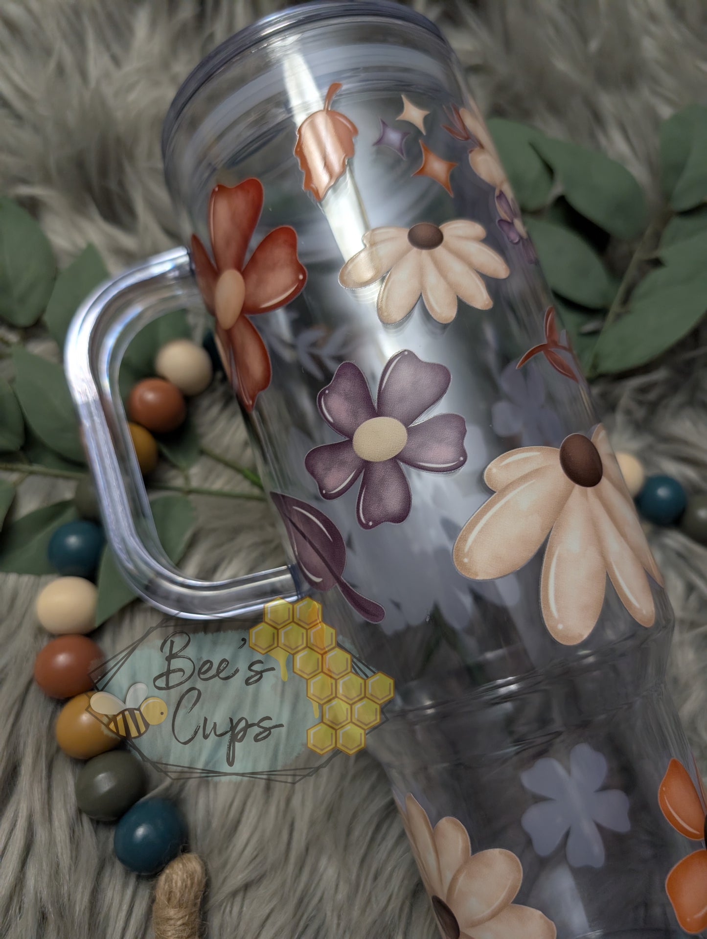 PREORDER Fall Florals 40oz Acrylic