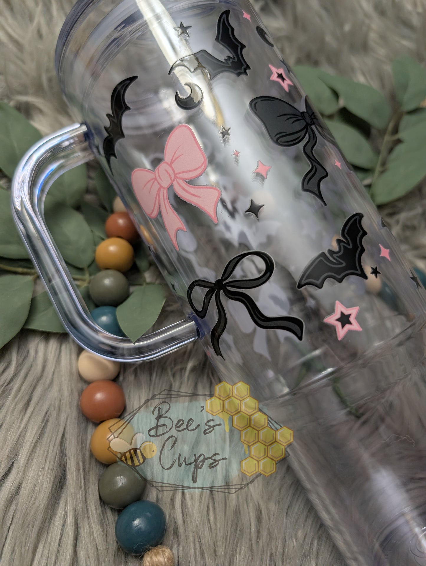 PREORDER Bats and Bows 40oz Acrylic