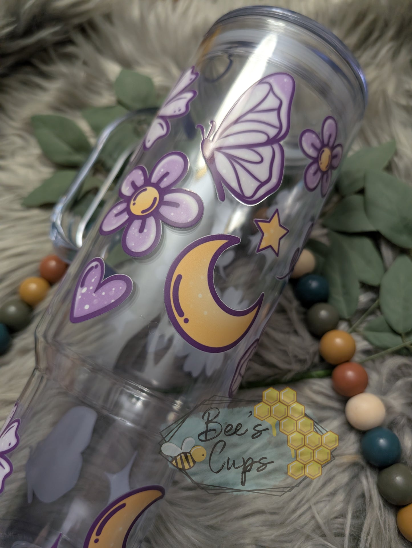 PREORDER Purple Celestial 40oz Acrylic