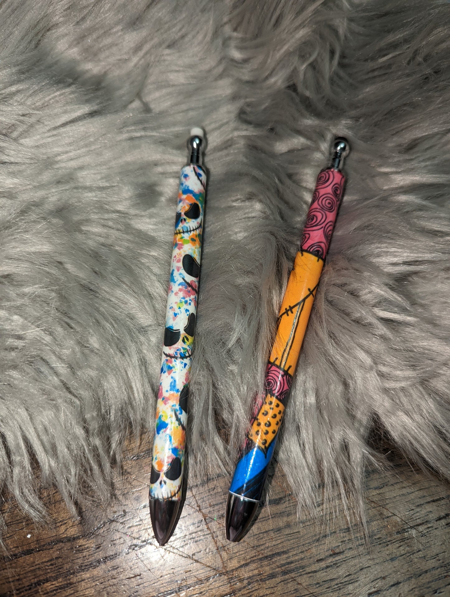 Two Color Glitter Ombre Customizable Pens and Mechanical Pencils