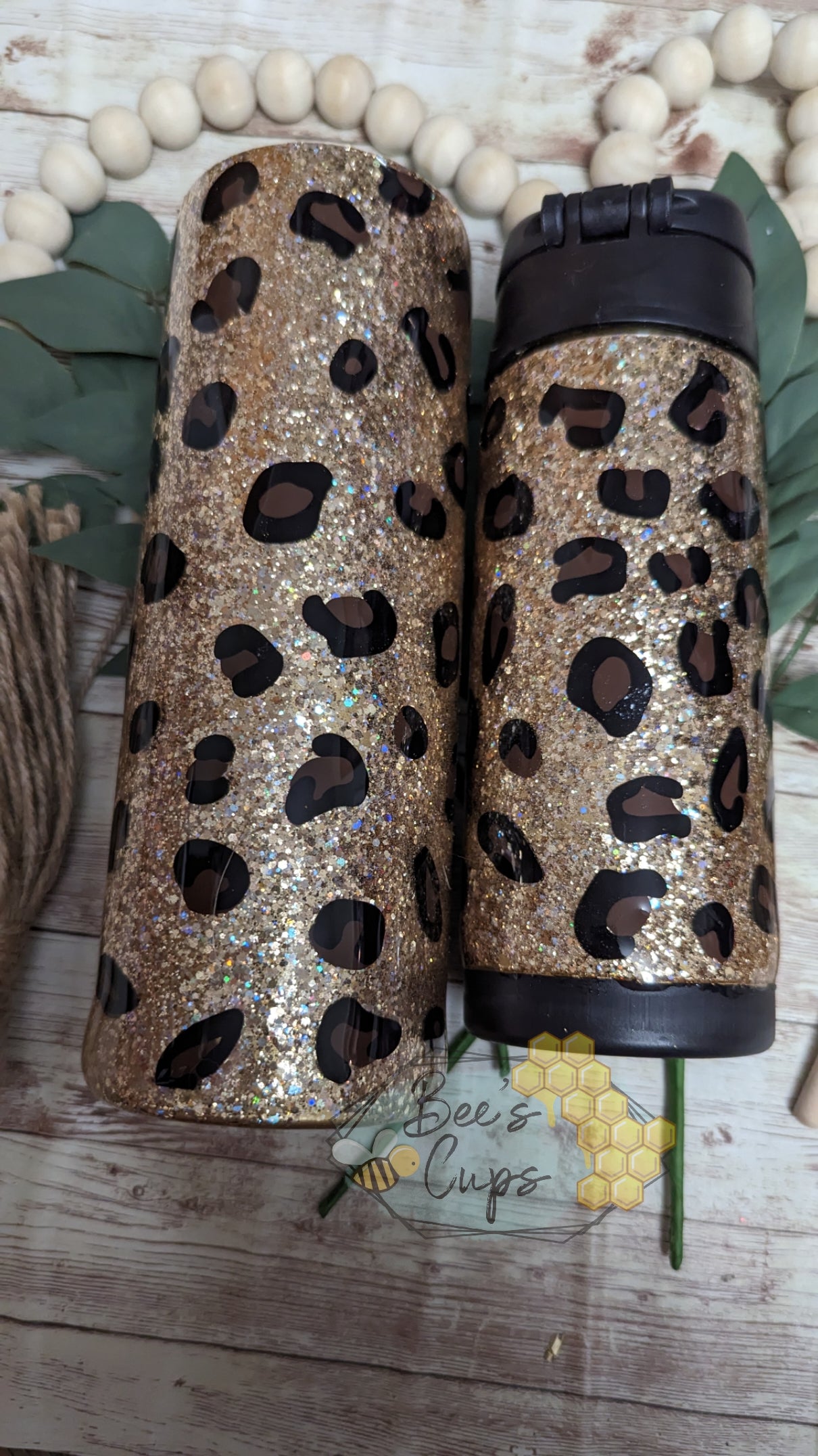 Mama & Mini Leopard Tumbler Set