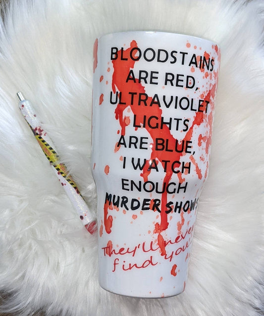 True Crime Murder Poem Blood Spatter