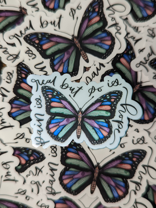 Hope is Real Butterfly Sticker