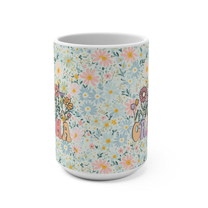 Floral Grandma 15oz Mug