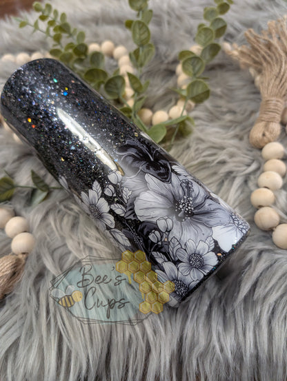 Monochromatic Floral 20oz RTS