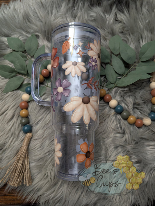 PREORDER Fall Florals 40oz Acrylic