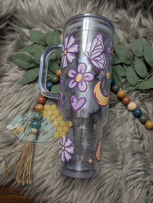 Purple Celestial 40oz Acrylic