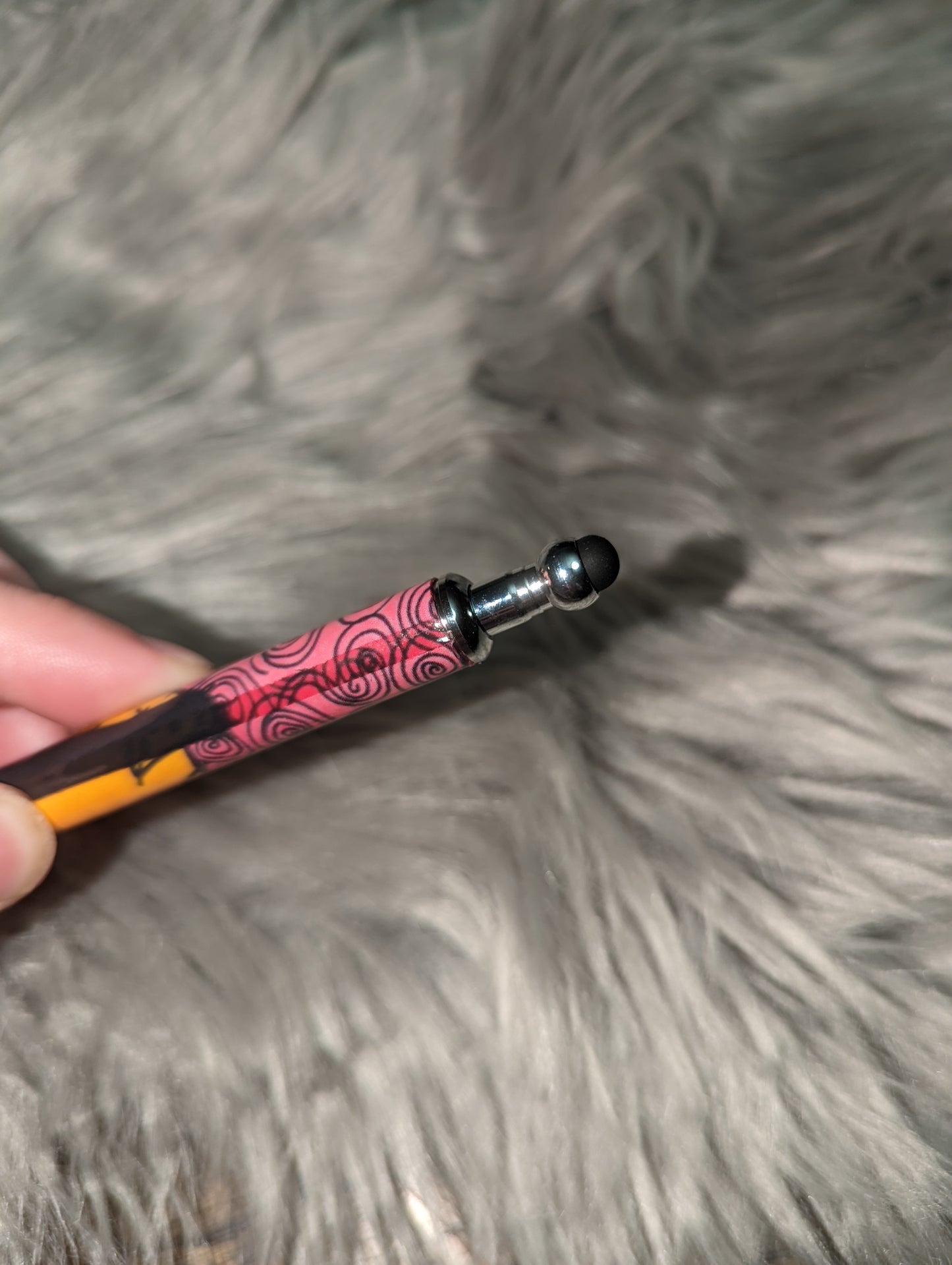 Two Color Glitter Ombre Customizable Pens and Mechanical Pencils