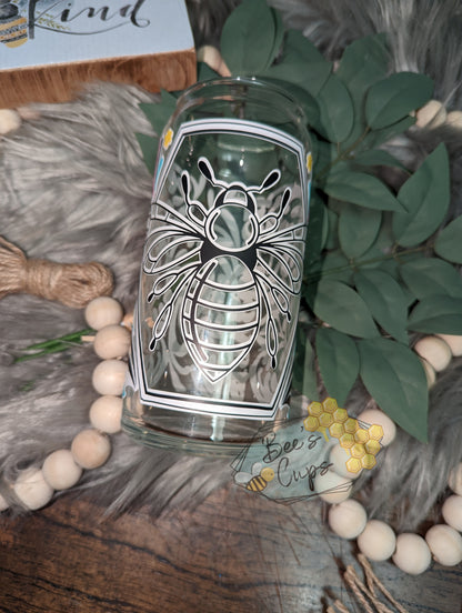 Stay Golden Glass Can